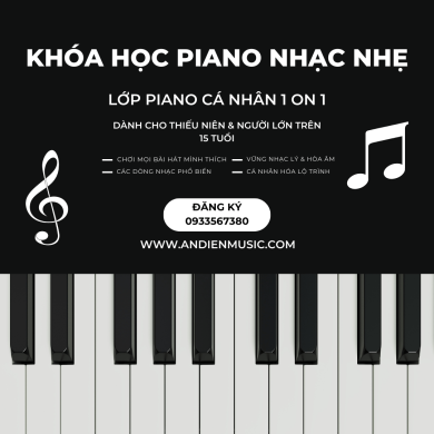 Khóa học piano nhạc nhẹ