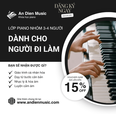 Khóa học piano nhóm